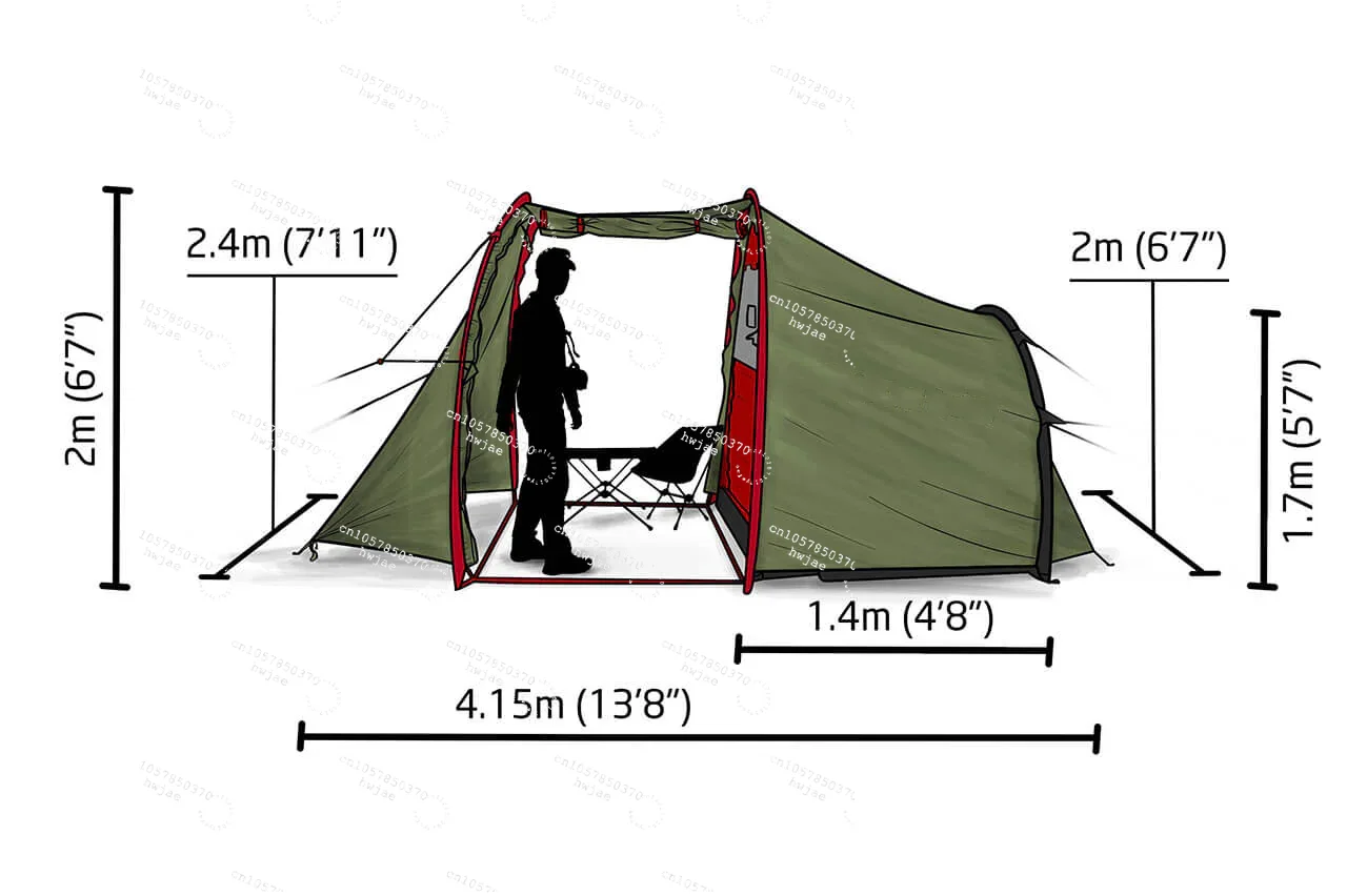 Custom Logo Motorcycle Tent Lightweight Waterproof 1-2 Person Portable Motorcycle Camping Tent Travel Adventure Shelter