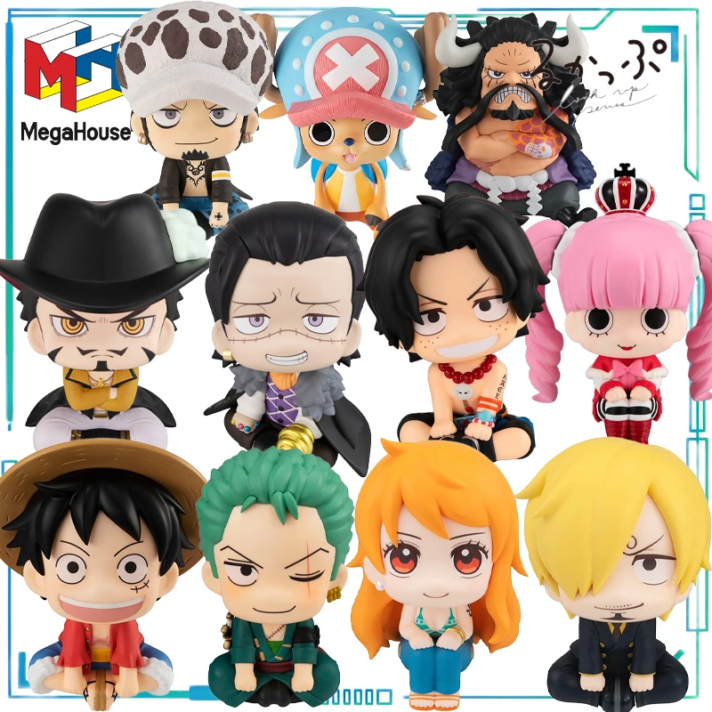 

MegaHouse Genuine Look Up Series ONE PIECE Аниме-модель Ророноа Зоро,PORTGAS.D.ACE, Monkey D. Luffy Готовая модель продукта Коллекционировать