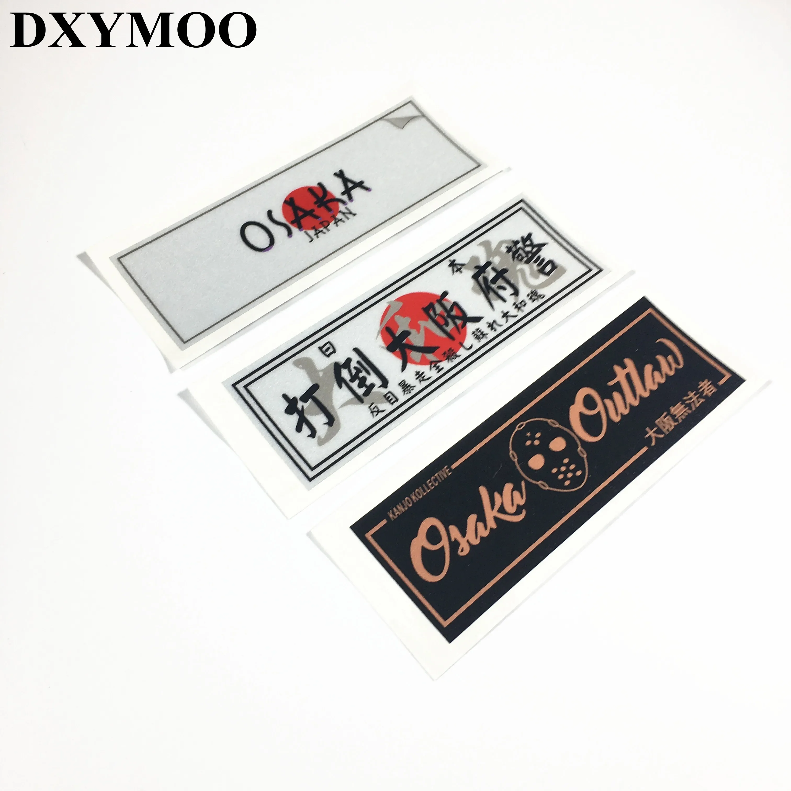 Japan Osaka Outlaw Autoaufkleber Schleife One Angle Motorrad Auto Fenster Schwanz Laptop Japanische Vinyl Aufkleber 3M