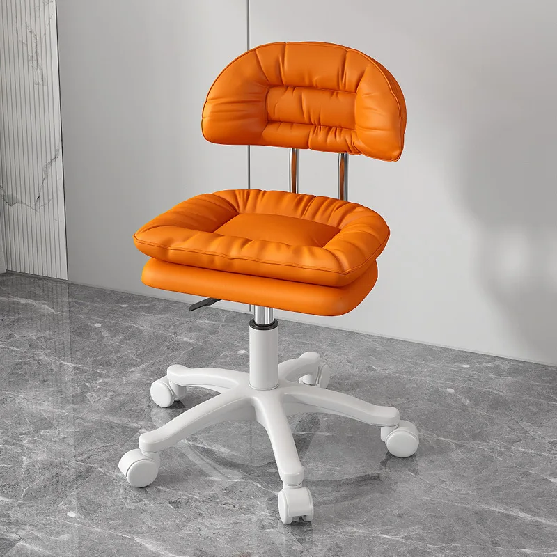 Makeup Beauty Barber Chair Salon Hair Salon Swivel Hairdressing Cosmetic Saddle Pedicure Recliner Silla De Barbero Furniture