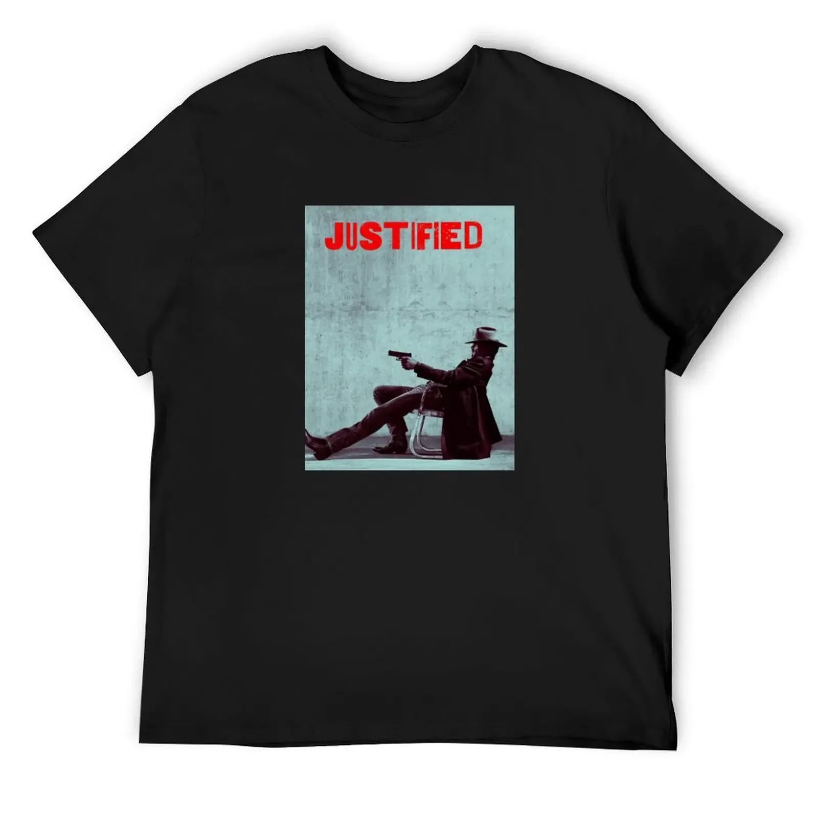 

Justified graphic design T-Shirt basketball graphic tees man t shirt customizeds T-shirts for men cotton