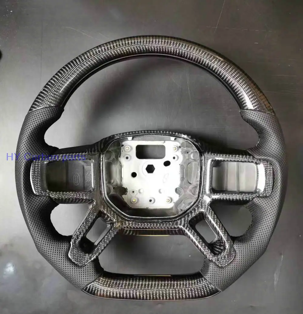 100% Real Carbon Steering Wheel For Land Rover Defender Range Rover Defender(No Heated)