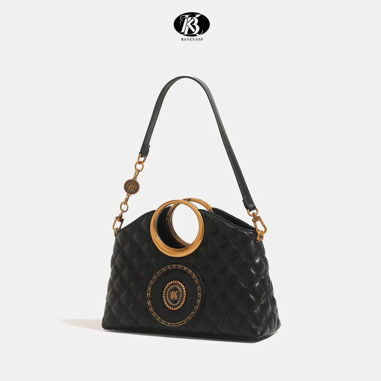 KB Marken-Damenhandtasche 2026 Neue Hochwertige Designer-Diamantförmige Ketten-Tragetasche, Modische Damen-Umhängetasche – Detail 4