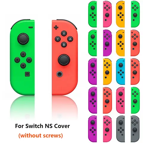 Nitendo 스위치 케이스 조이스틱 용 1 쌍 NintendoSwitch NS 커버 용 조이 콘 컨트롤러 하우징 쉘 (나사 제외)