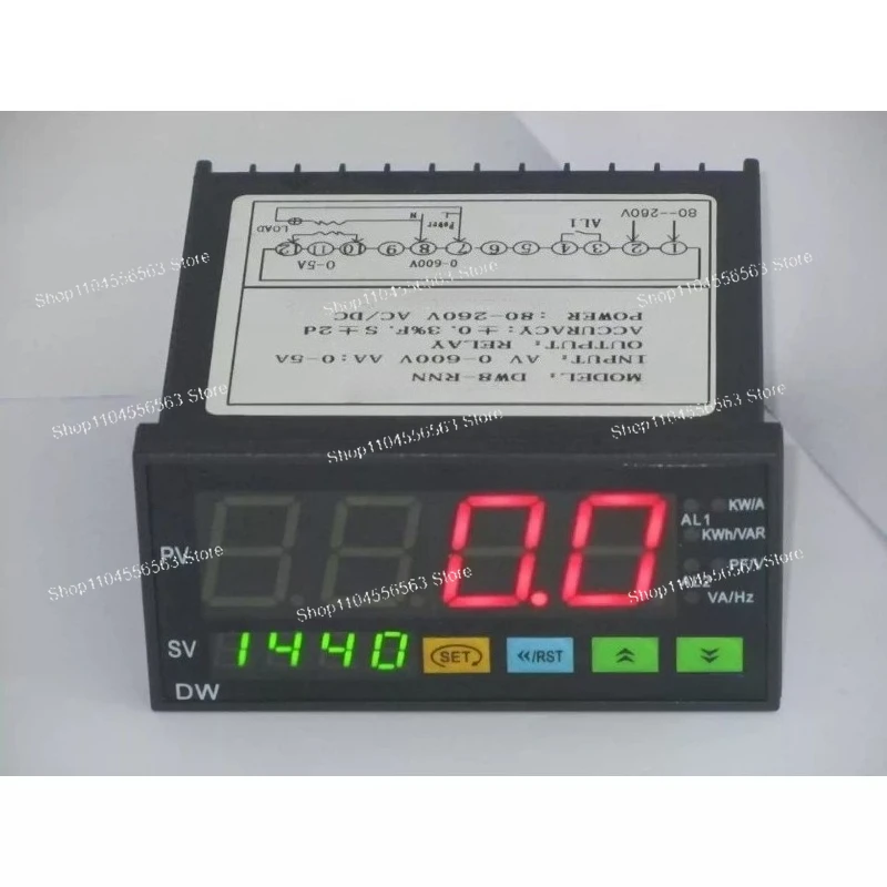 LM8-RRD Digital Weighing Controller Indicator Pressure Gauge 1-4 Load Cell Signals Input 2 Relay Output 4