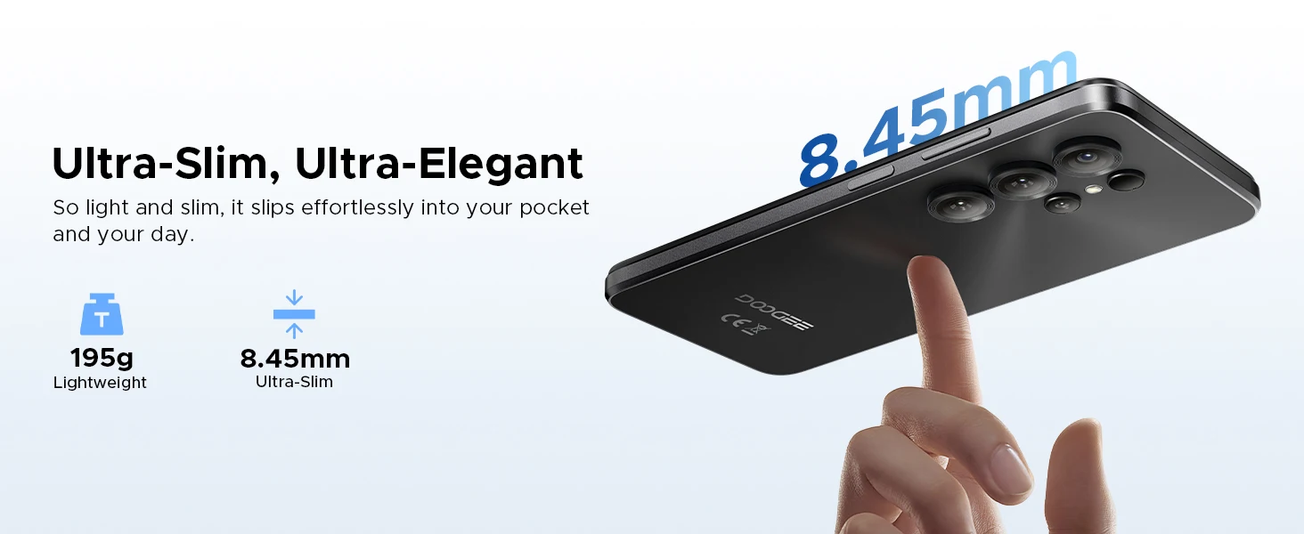 DOOGEE Note56X Pro Smartphone Android 16 32GB+128GB 6.56" HD+ Screen 6150mAh Battery 13MP+8MP Widevine L1 NFC Cell Phone