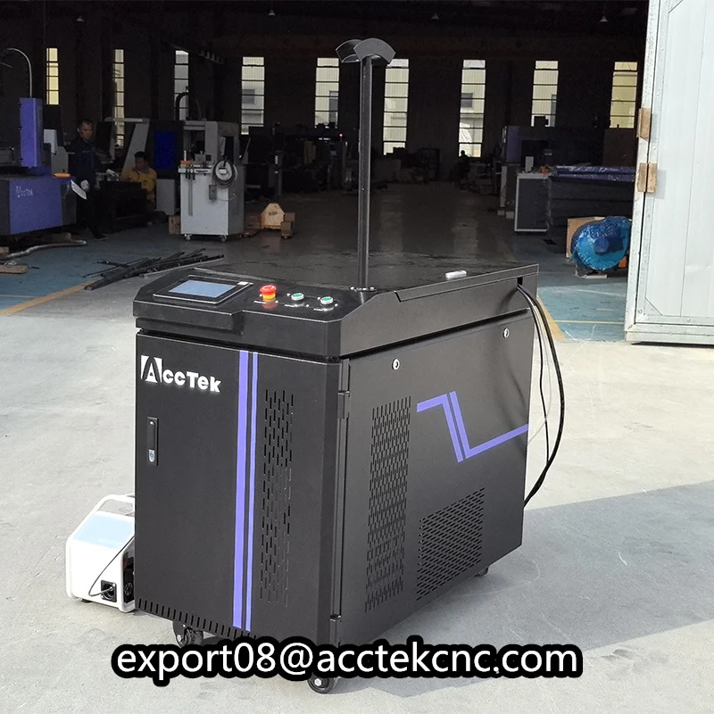 AccTek Popular Stainless Steel 3mm Handheld 1.5KW 2KW Fiber Laser Welding Machine prices Metal Aluminum Laser Welding Machine