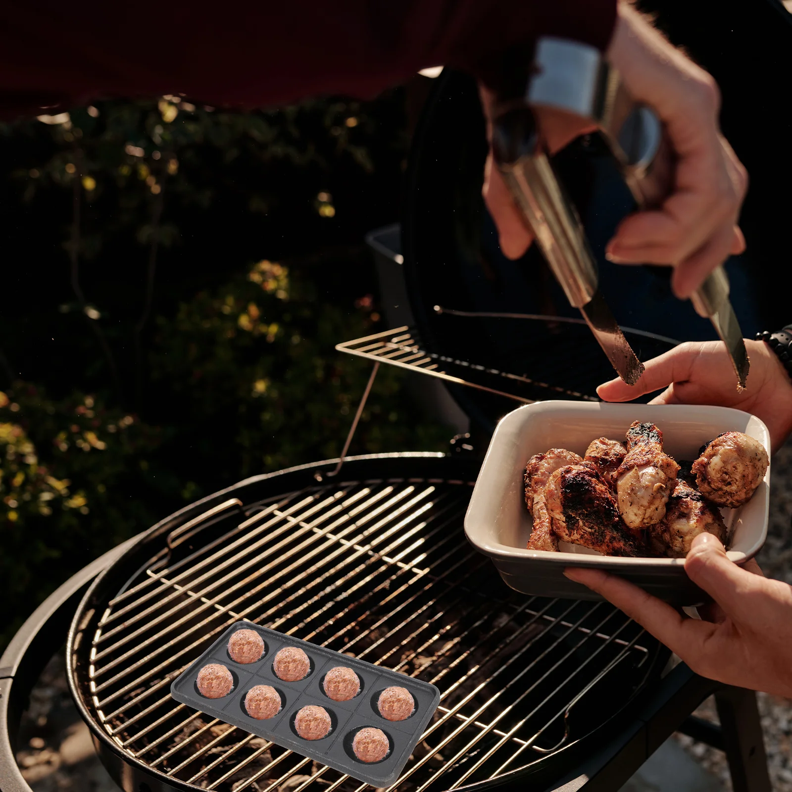 

1 set Iron 8-Hole Non-Stick Pan For Octopus Fish Eggs Quail Egg Baking Tray Household Kitchen Cooking Tool