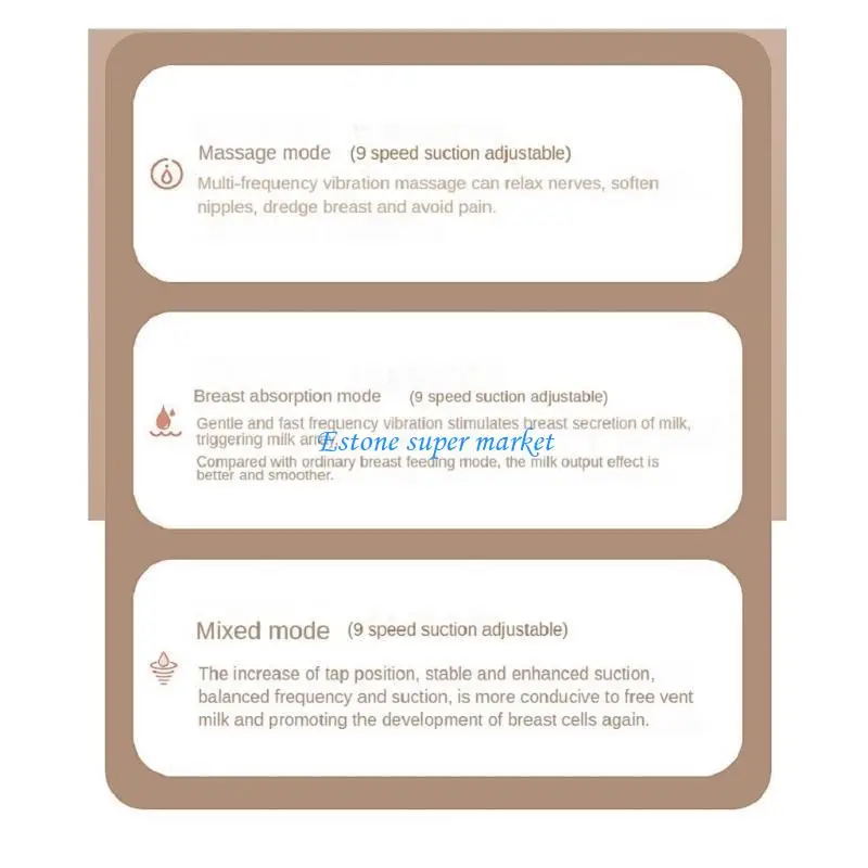 

090B Double Wearable Breast Hands-Free Breast Electric Breast with 3 Modes Breastfeeding Breastpumps