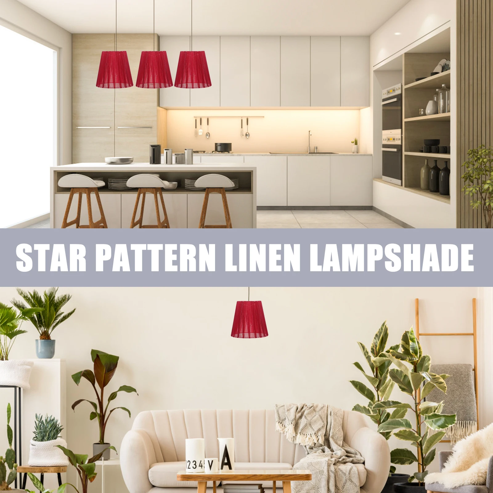 

Translucent Cloth Art Lamp Shade Clip On Light Cover for Wall Floor Ceiling Lamps Dust Proof Warm Decorative Lighting Style