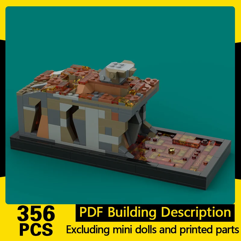 

Ring Movie Model MOC Building Bricks Mountainous Area Display Modular Technology Gifts Holiday Assemble Children Toys Suit