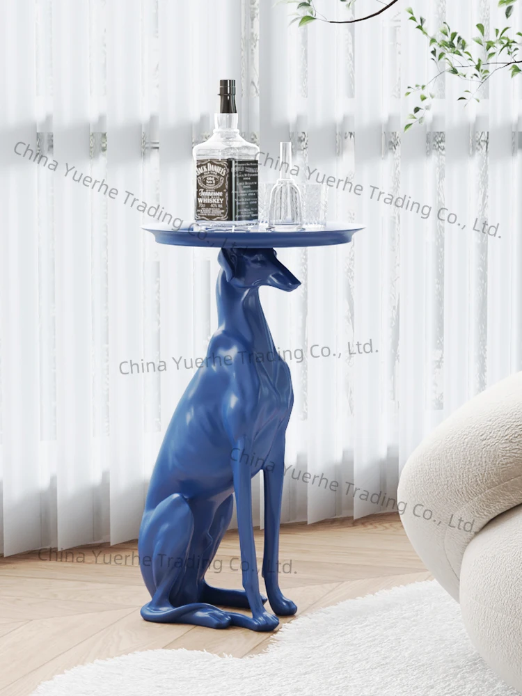 

Modern Interior Designer Furniture, Dog Statue Sculpture, Coffee Table, Living Room Decoration, Side Table, Corner Table