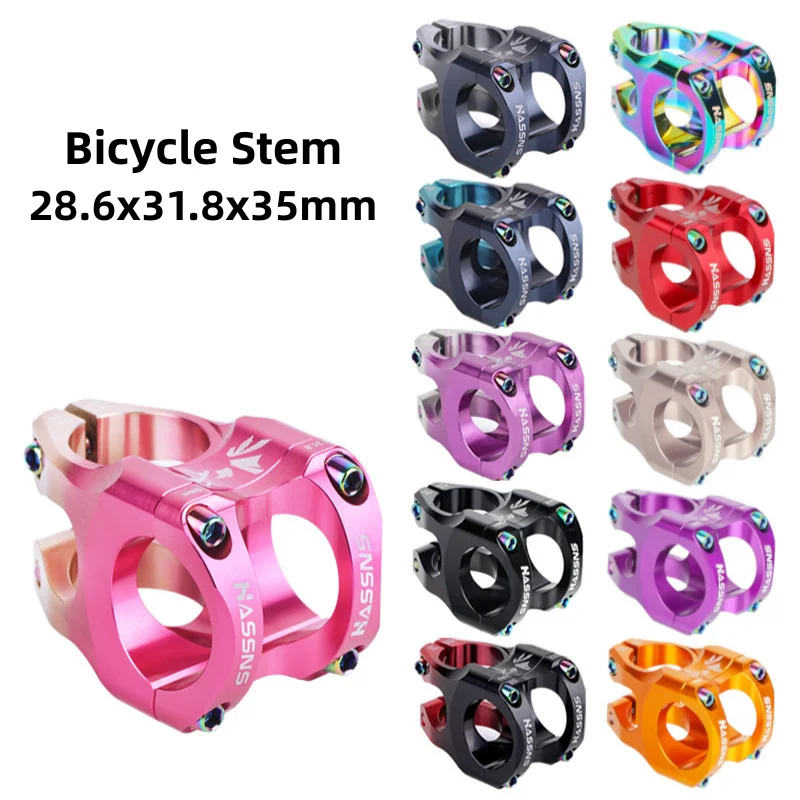 Mtb Power Stem Road Bike Mountain Bicycle Bridge Short Power 35mm Rod Handlebar Table Adjustable Stem Riser Cycling