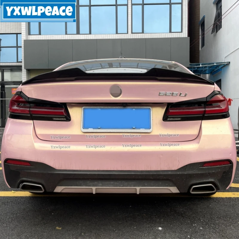 

For BMW G30 G38 520i 535i 530i 525i 2018-2022 PSM Style ABS Plastic Unpainted Primer Rear Trunk Lip Spoiler Wing Car Accessories