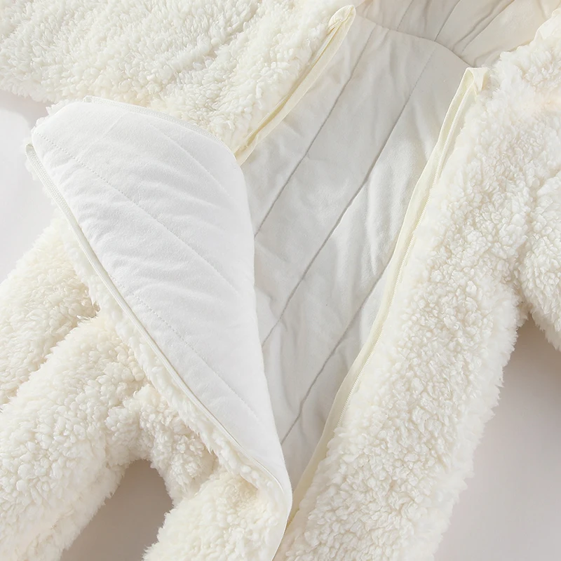 الشتاء الوليد الطفل بذلة رشاقته لطيف طفل الفتيات رومبير القطن الدافئة الرضع ارتداءها لينة الطفل الثلوج ارتداء سترة 0-12 أشهر