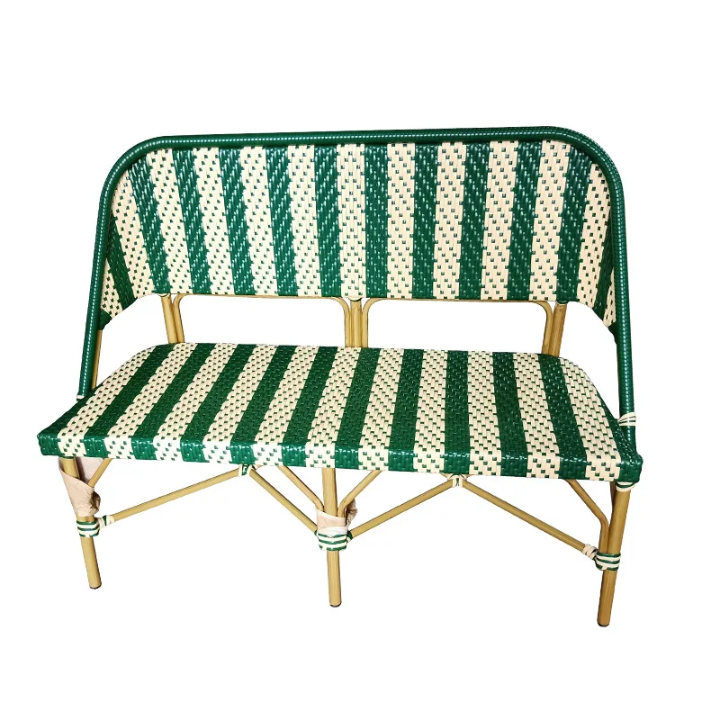 

Bed and breakfast outdoor rattan sofa American cafe rattan chair milk tea shop restaurant French garden bamboo