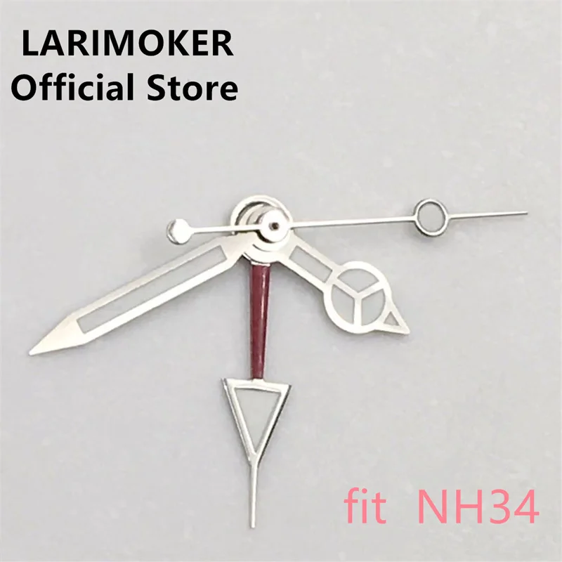 LARIMOKER Watch Glow for NH34(GMT) 3804(GMT) Hand Movement