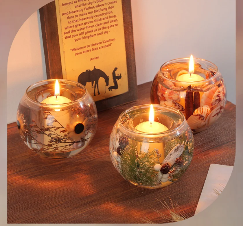 QEVWSN2IMN Creative Aromatherapy Candles - Home Ambiance Decor Essentials with Replaceable Wax