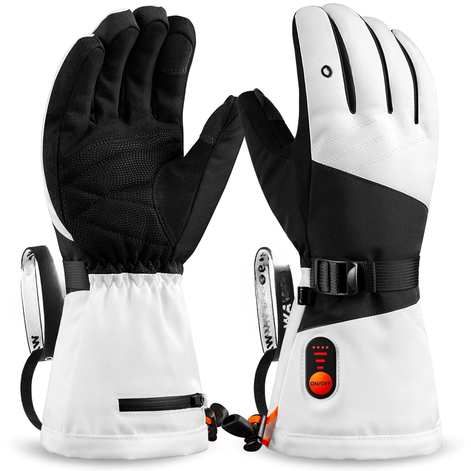 Wasoto Li-ion 7.4V Battery Thermal Heated Gloves New Version Electric Heating Gloves USB Hand Warmer Skiing Motorcycle
