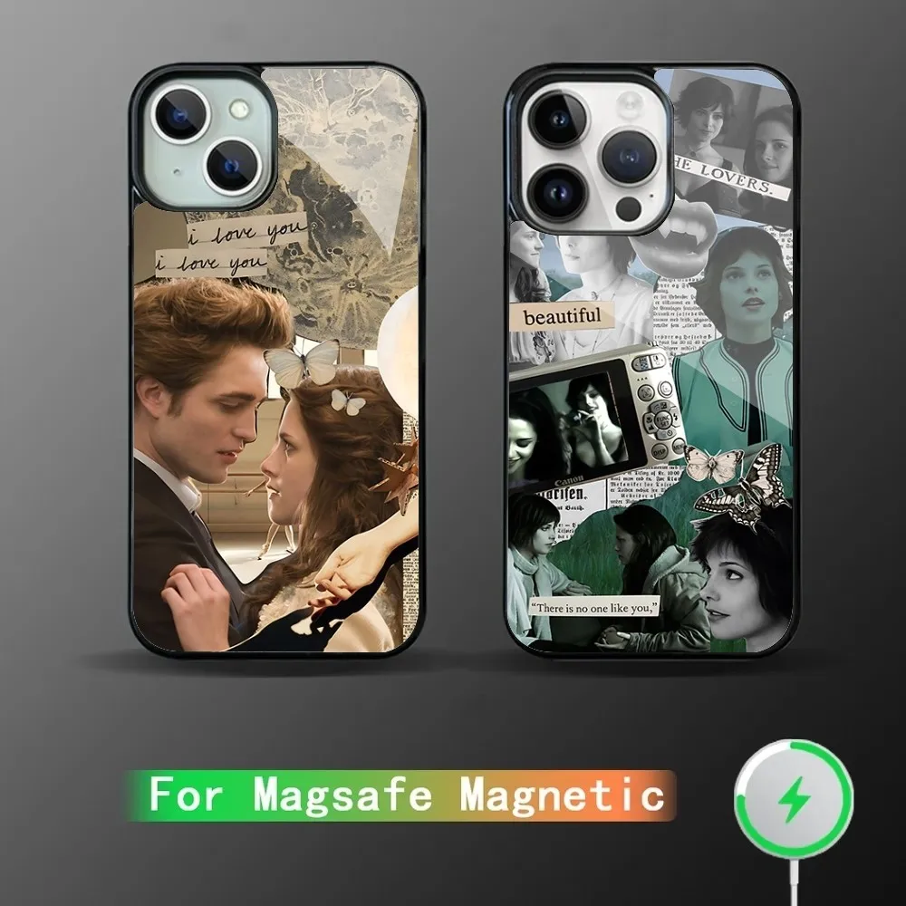 Twilight Saga Phone Case Strong Magnetic For IPhone 15 14 13 Pro Max 11 12 Mini Alex Mirror For Magsafe Wireless Charging Cover