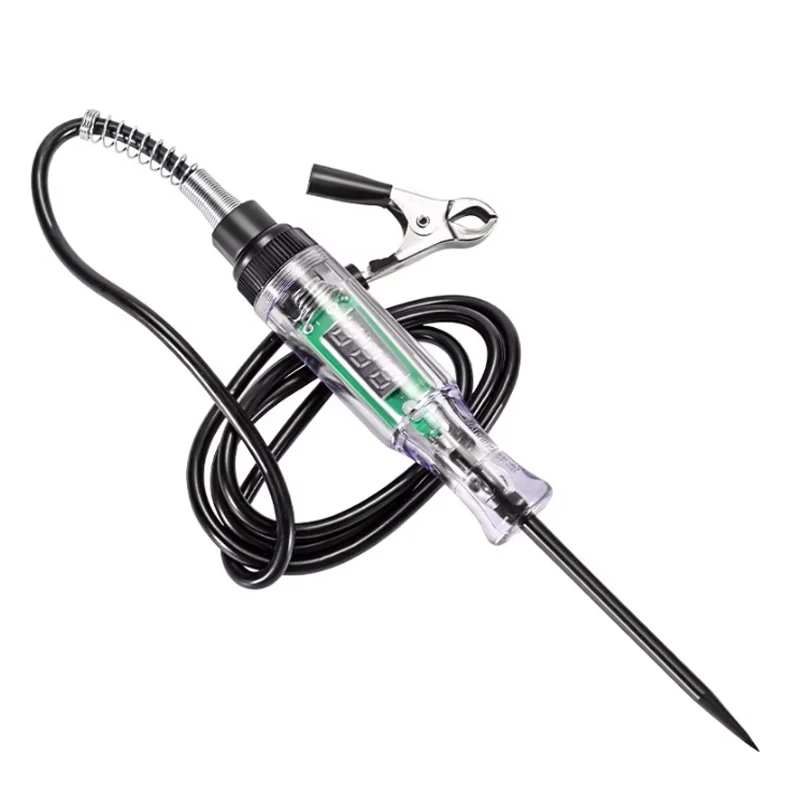 

Тестер цепей напряжения автомобиля, грузовика, авто 6 В, 24 В, инструменты, автомобильный диагностический зонд, тестовая ручка, лампочка, электрическая измерительная ручка, инструменты