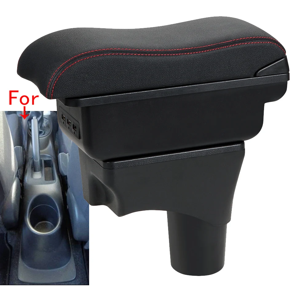 For Nissan Sunny Armrest Box For Nissan March Micra K13 Car Armrest Arm Storage Box Retrofit Parts Car Accessories 2010-2022