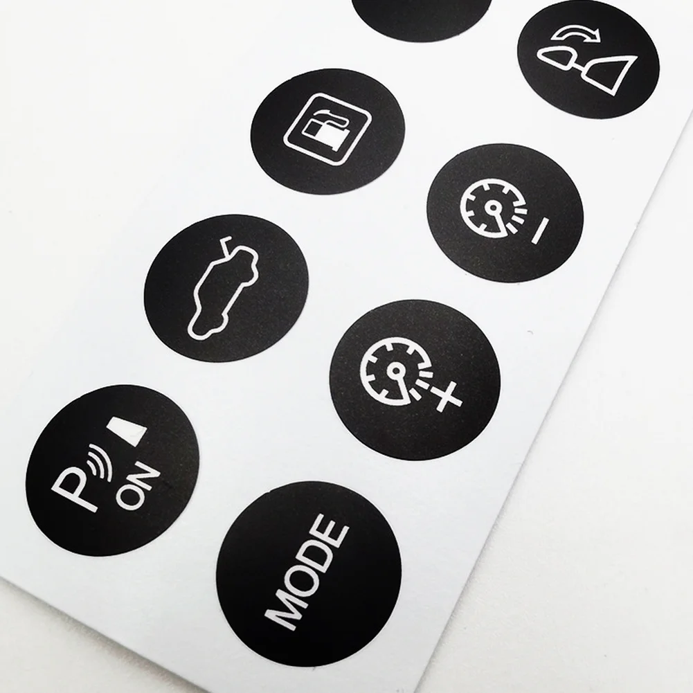 Replacement Sticker for Maserati Trunk Parking Cruise Control Buttons Compatible with 2003 through 2014 Model Years