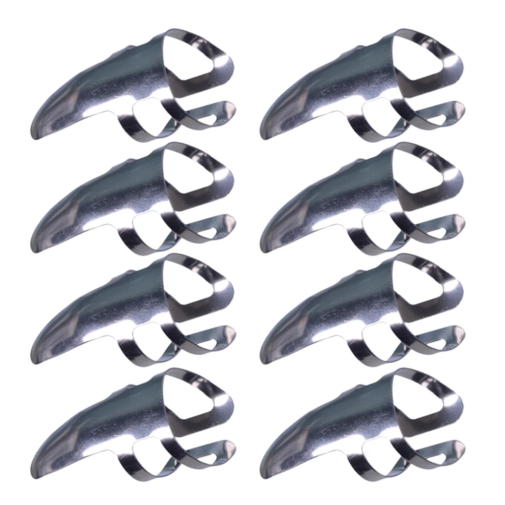 

9 Pcs Index Finger Pick Electric Guitar Picks Parts and Accessories Amplifier Uñetas for Bass Pen Guitar Picks Nail Plectrum