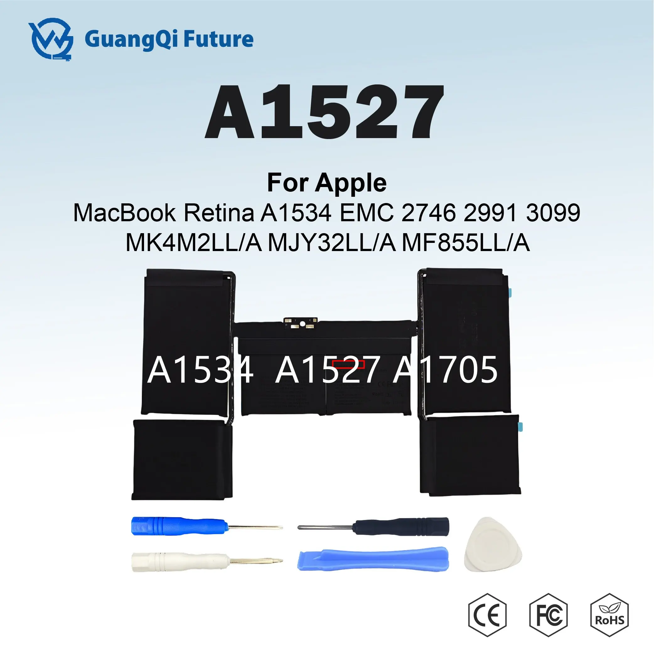 

Новая батарея A1527 A1534 A1705 для MacBook 12 дюймов Retina EMC 2746 2991 3099 MNYG2 MLHA2 MNYF2 MF855 (начало 2015 г.-середина 2017 г.)
