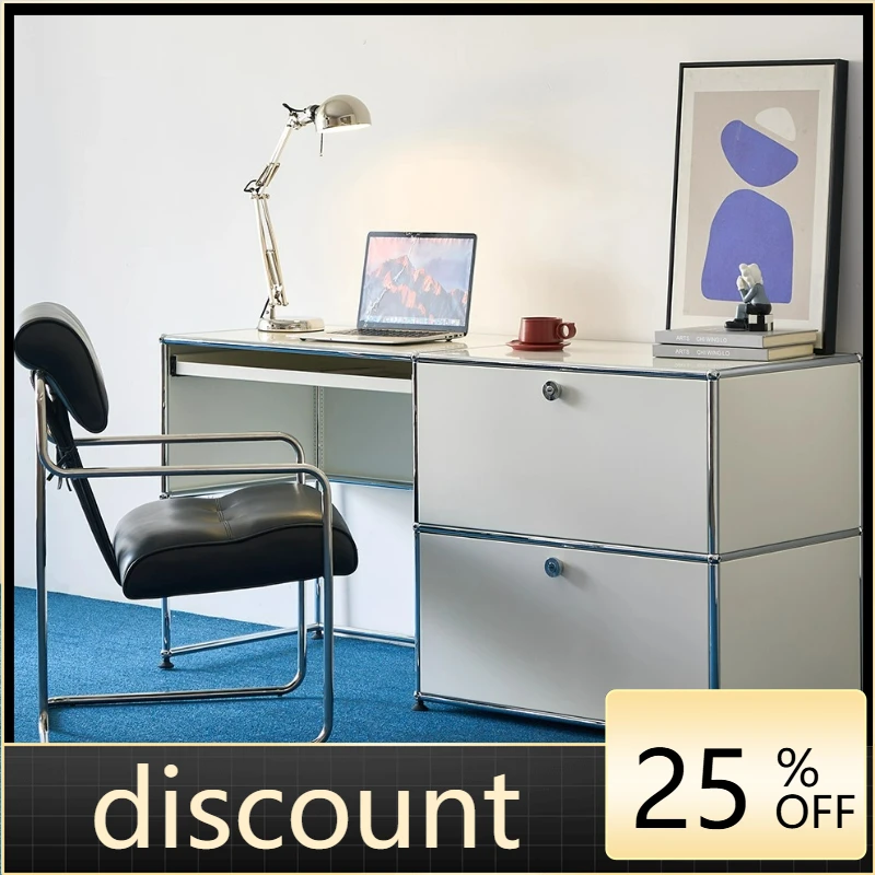 LTT Bauhaus Stainless Steel Modular Cabinet Single Computer Desk