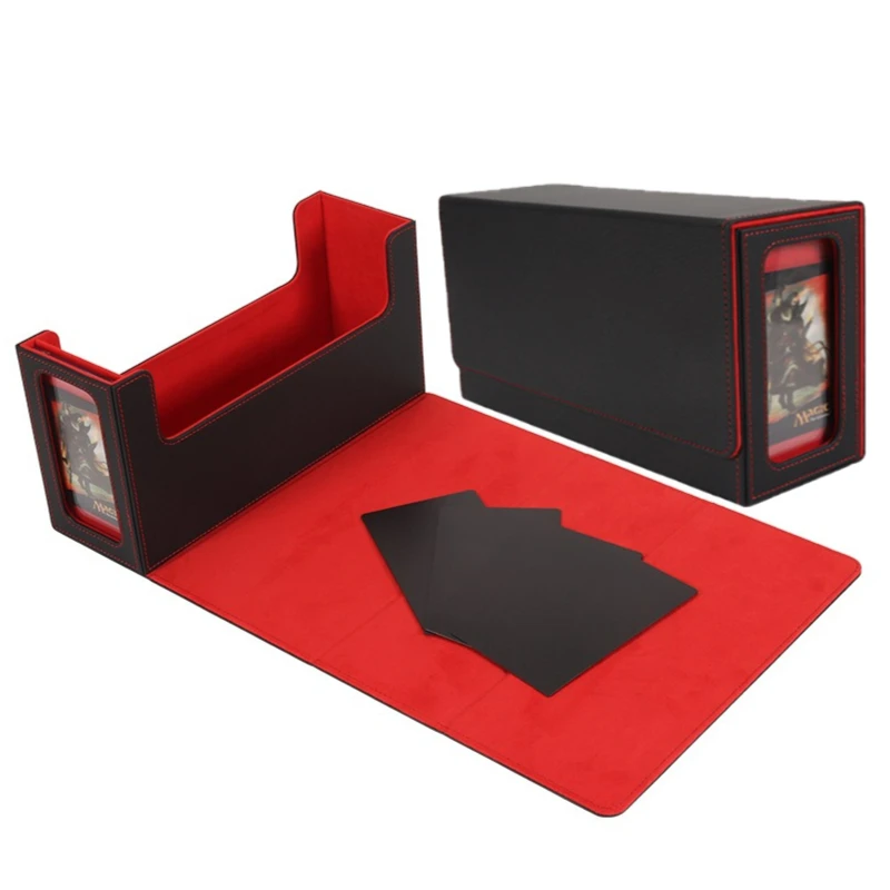 

Card Case Storage PU Leather PSA Graded Card Storage Case Compatible with PSA Baseball Football Game Card Trading Card Holde