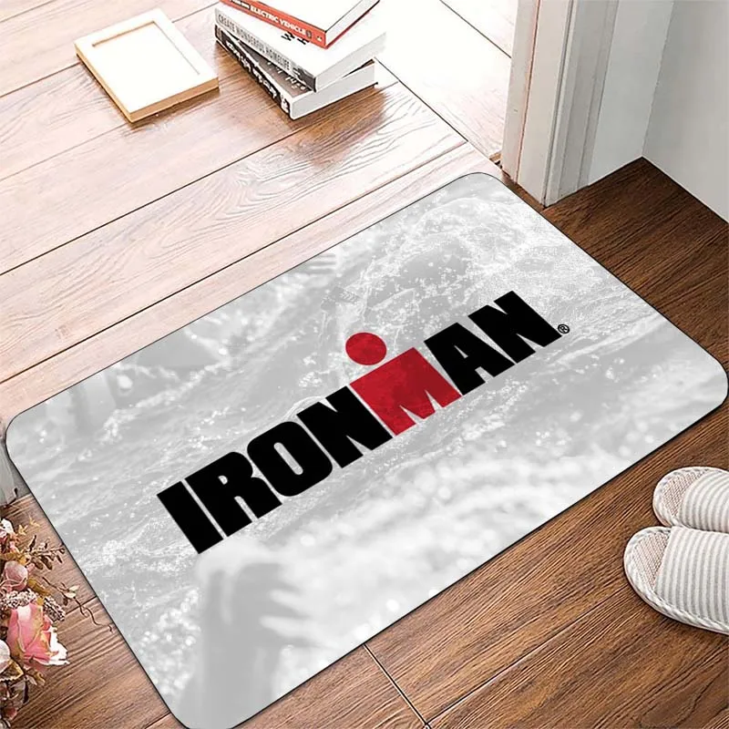 Iron Man 70.3 Sport NonSlip Area Rug for Living Room,Bedroom,Playroom,Kitchen,Door,Prayer Floor Mat Home Decor Rug Gift Alfombra