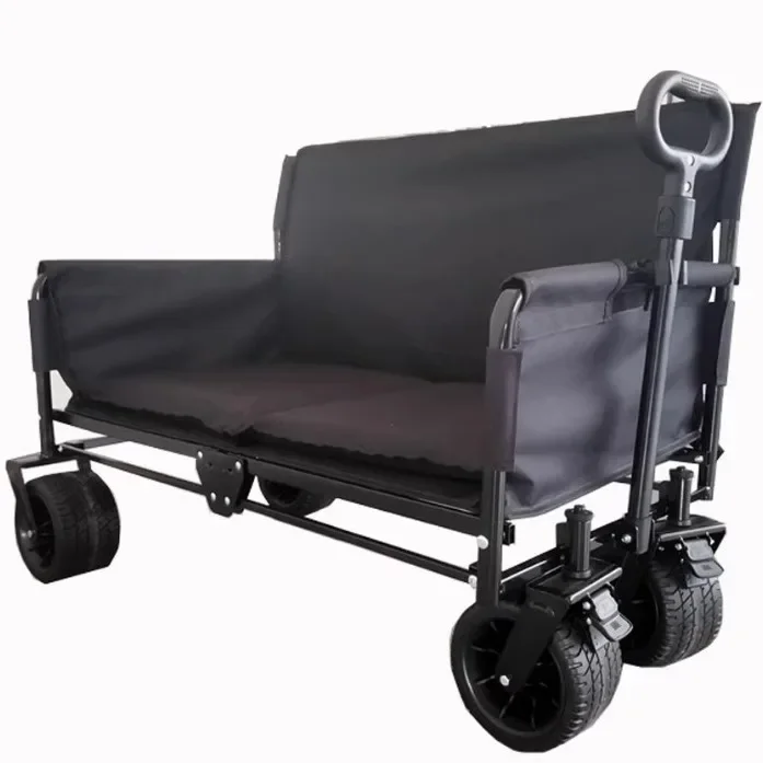 

Outdoor sofa, multi-functional recliner, folding cart, multi-purpose folding fishing trailer that can be used as a seat, camping