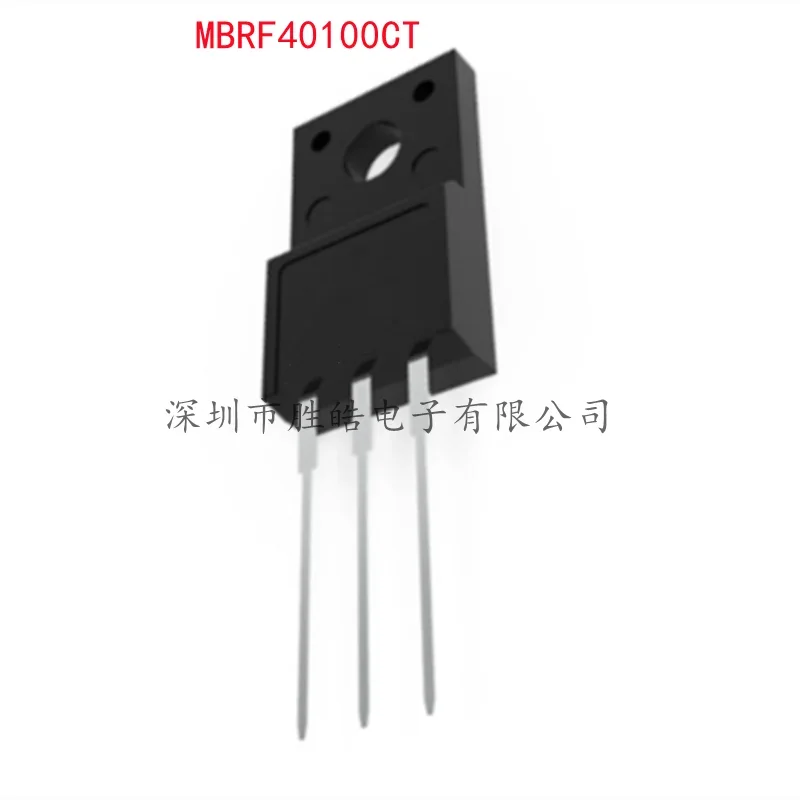 

(10PCS) NEW MBRF40100CT MBRF40100 B40100G 40A100V Schottky Diode Straight TO-220F Integrated Circuit