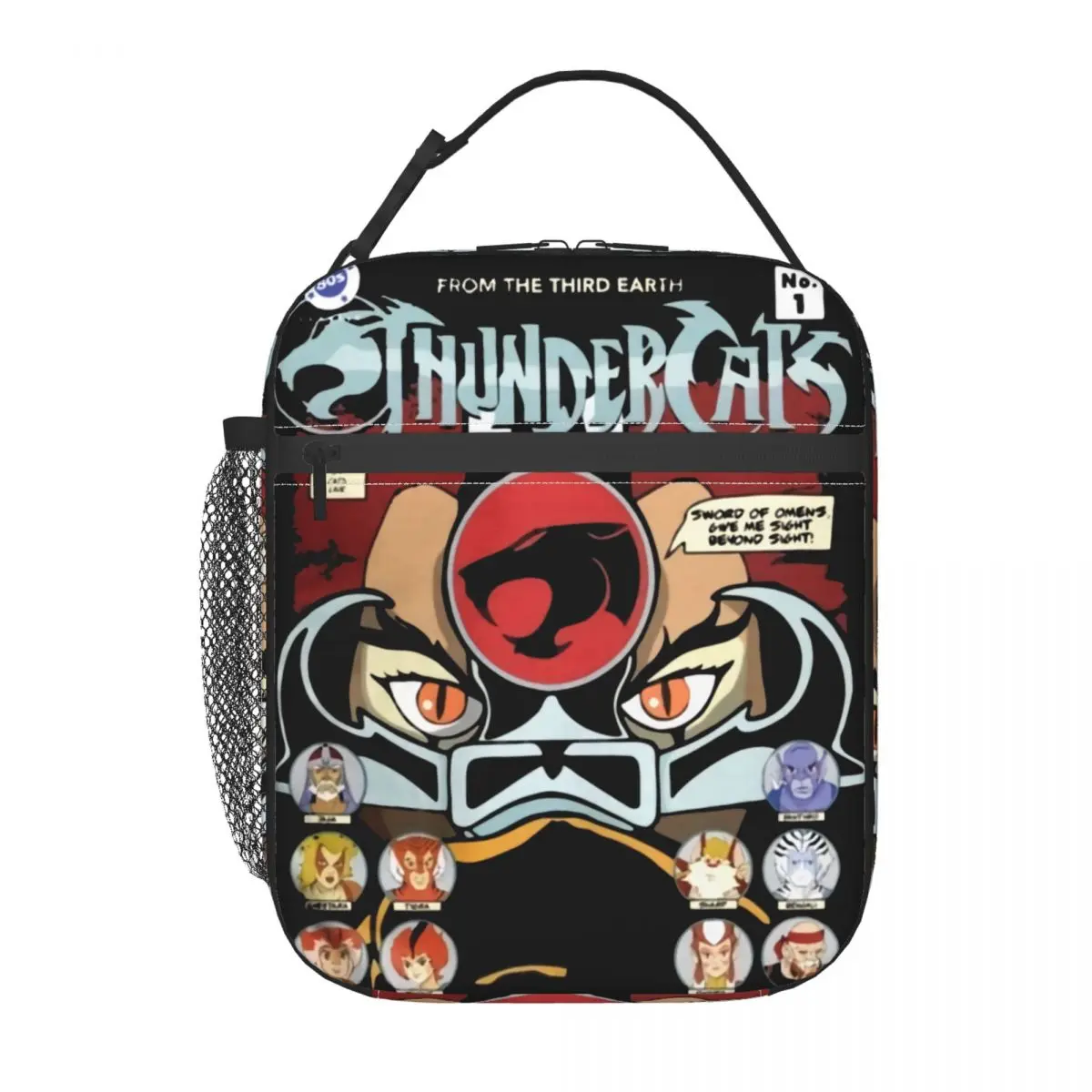 Anime Thundercats Portable Lunch Box Multifunction HiMan Cheetara Thermal Cooler Food Insulated Lunch Bag Kids School Children