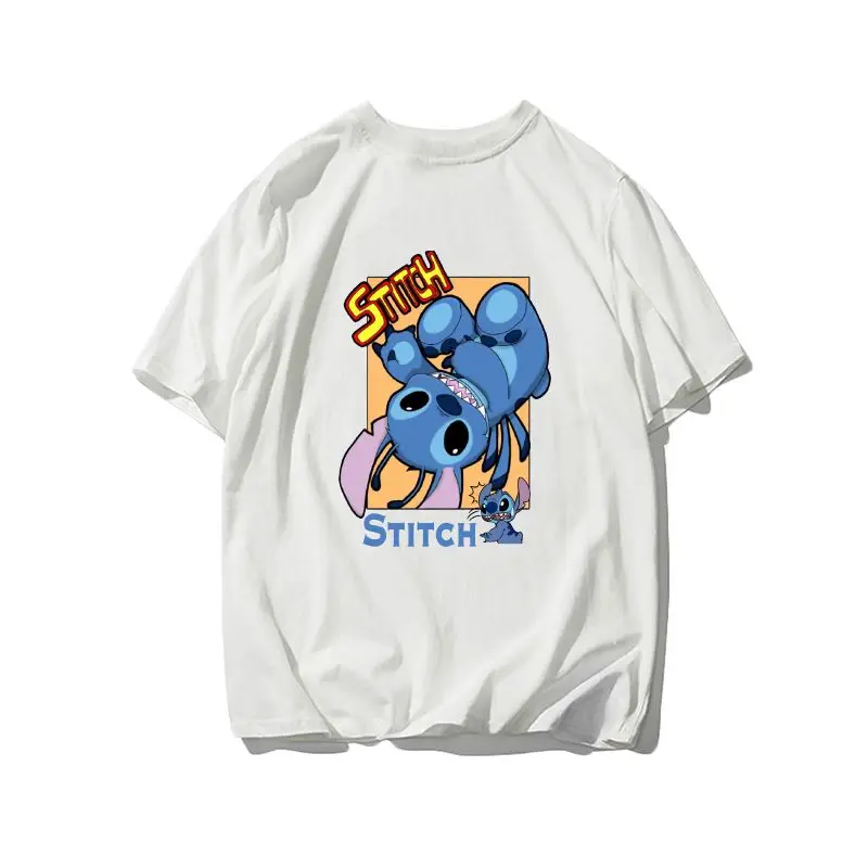 Disney Park Topolino Paperino e Tigress T-shirt sportiva carina in puro cotone, grande maglietta traspirante a maniche corte