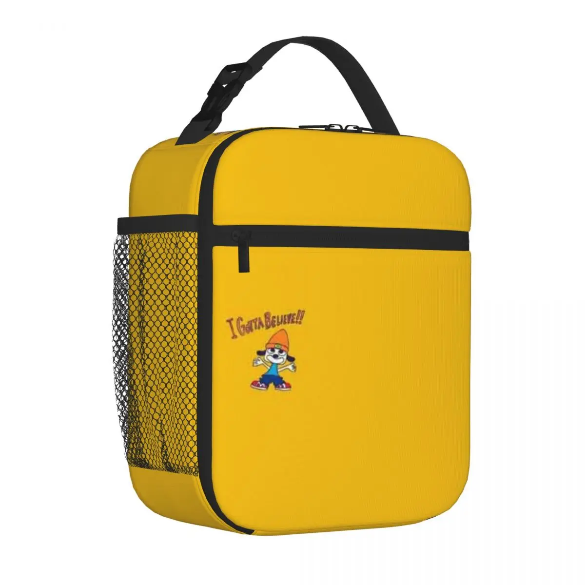 Bestselling PaRappa - I Gotta Believe!! Letter Print Travel Lunch Bag Weight Loss Diet Thermal Lunch Bag