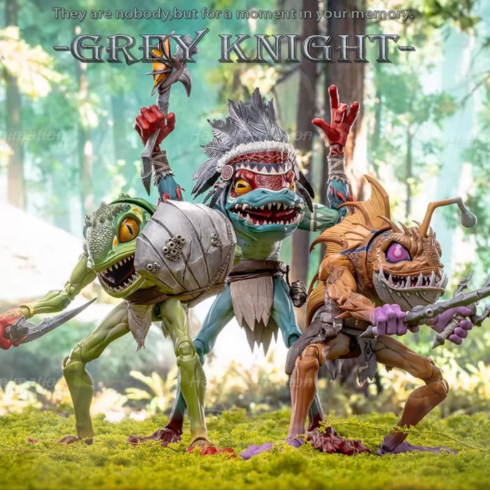 

[In Stock] Grey Knight, Murloc Tribe, Blade Tide Warrior, Abyss Archer, Wave Chieftain, Trendy Figurines