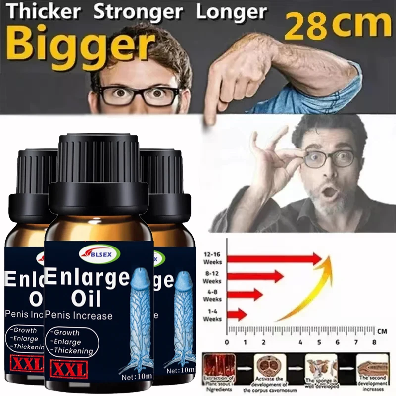 Male massage oil Pure natural safe formula Efficient patented technology Refuse short and small