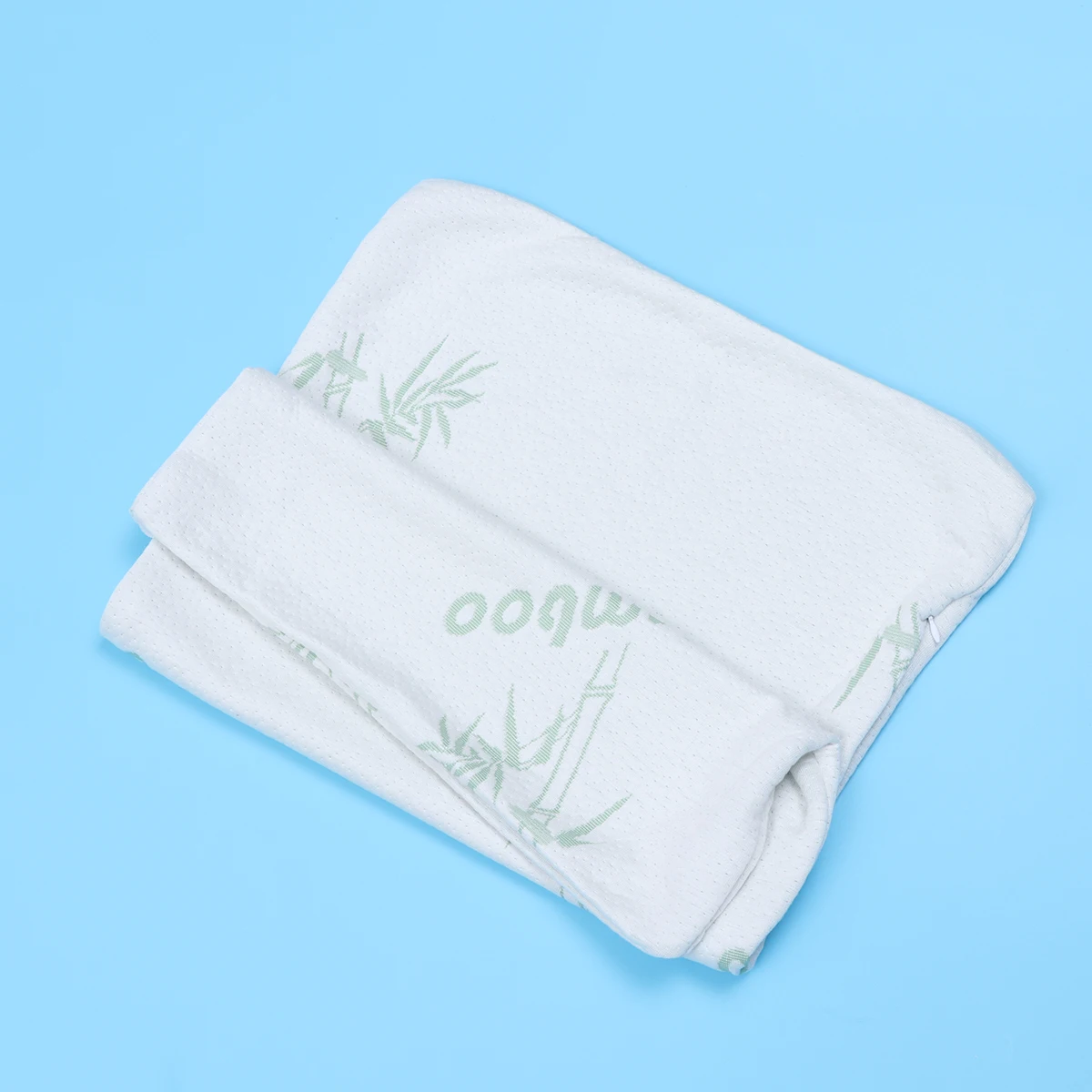 

Latex Pillow Cover Memory Foam Single Neck Pillows Case Bamboo Fiber Cervical Dry Indoor Outdoor Protectors Homeware