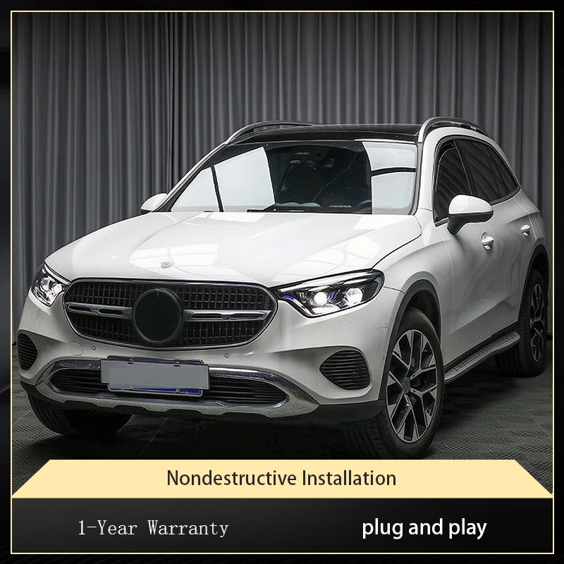 Vehicles Headlight Accessory For Benz GLC 2023-2025 Upgrade Front Light DRL Head Lamp Car Turn Signal Upgrade Full LED Lens Auto
