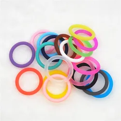 Chenkai 500pcs BPA Free NUK Silicone Baby Pacifier Napkin Holder Adapter Dummy MAM holder O rings