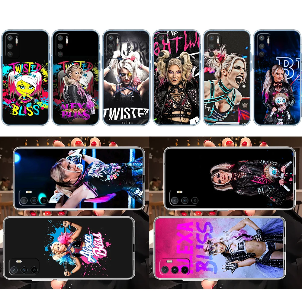 LO3 Alexa Bliss Coque de téléphone transparente souple pour Samsung Galaxy A04 A04S A14 A23 A34 A54 M23 M33 M52 M53