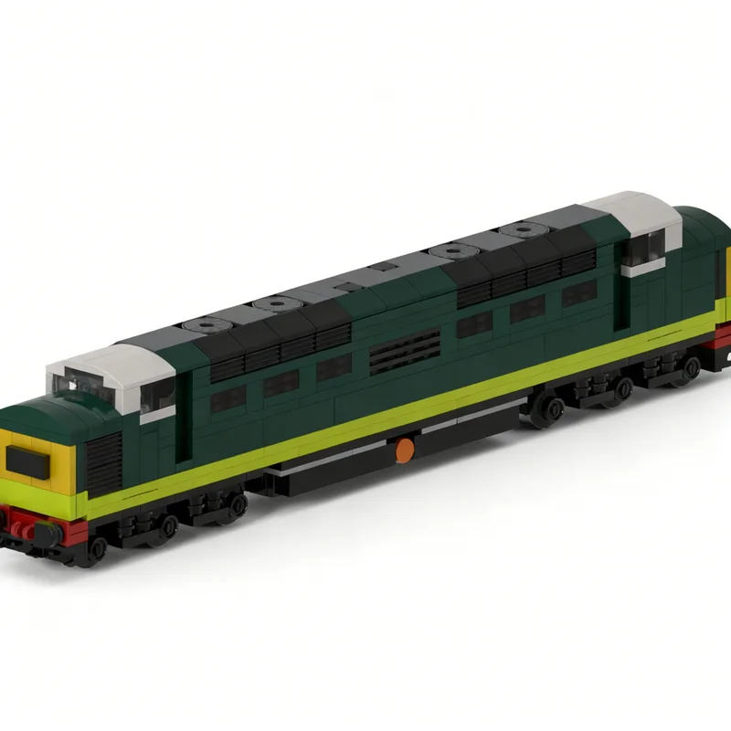 

547 шт. MOC 4 Wide BR Class Deltic Diesel Локомотив Creator Модель Строительство Рождественский подарок Блоки Архитектура Идея игрушек Кирпич