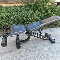 Multi-Functional Adjustable Dumbbell Stool Foldable Frame Flat Push Bench Oblique Sit-Up Bench