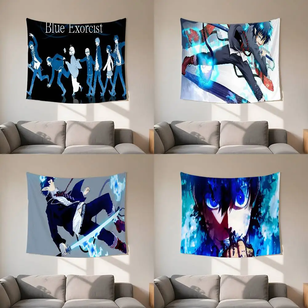B-Blue E-Exorcist Tapestry Customizable Tapestries Of Various Styles,wall Hangings, Celebrity Photo Printing,wall Hangings
