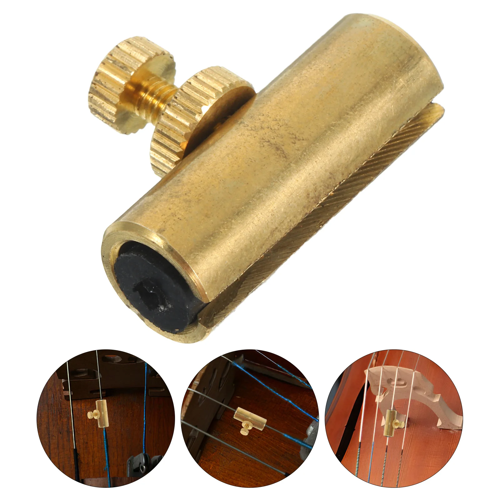 

Violin Wolf Tone Practical Metal Design Noise Suppressor Lightweight Easy Install Violin Mute Wolf Tone