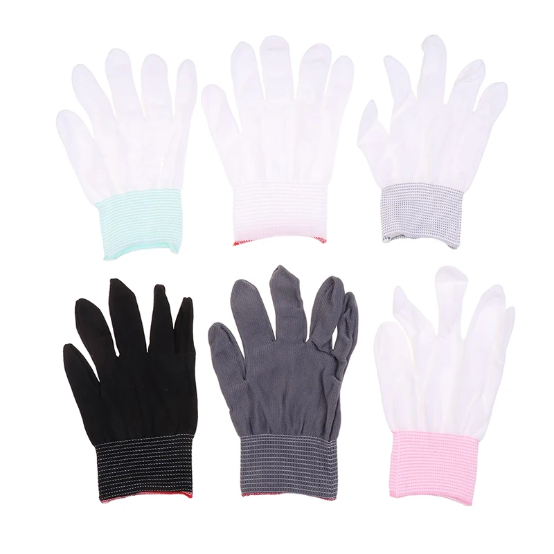 5pair Antistatic Gloves Anti Static ESD Electronic Working Gloves Pu Coated Palm Coated Finger PC Antiskid For Finger Protection