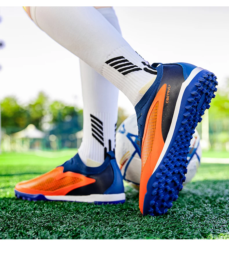 Neue Männer Fußball Schuhe Sport Stollen Erwachsene Atmungsaktive Rutschfeste Fußball Stiefel Outdoor Lange Spikes Training Jungen Spiel Bequem – Detail 22
