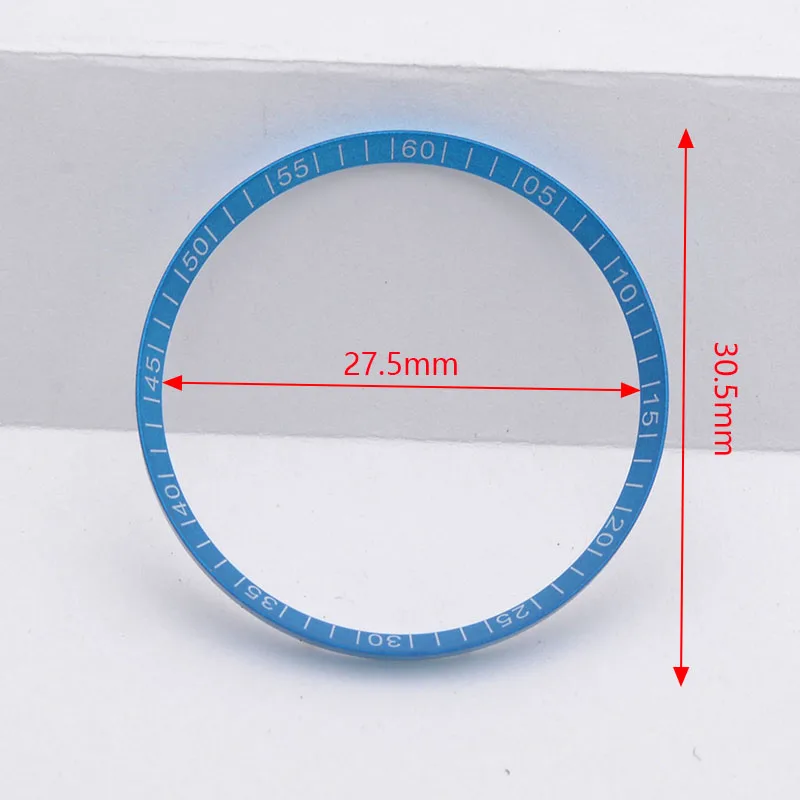 SKX SRPD 30.5mm Copper Chapter Ring For Seiko Mod NH35 NH36 Movement Hard Inner Ring Men Diving Watch Dial Replacement Repair